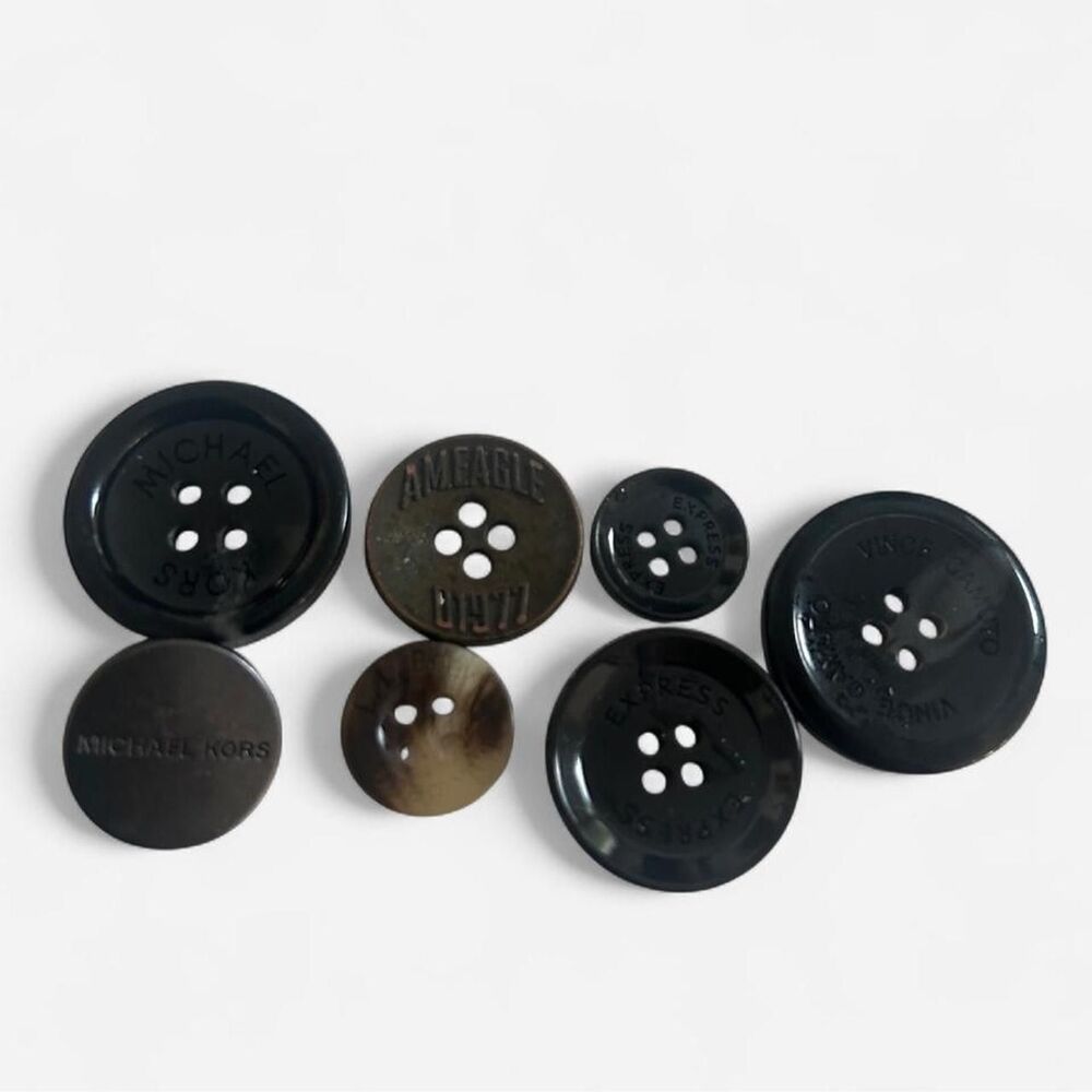 Lot of 7 Designer Replacement Buttons
